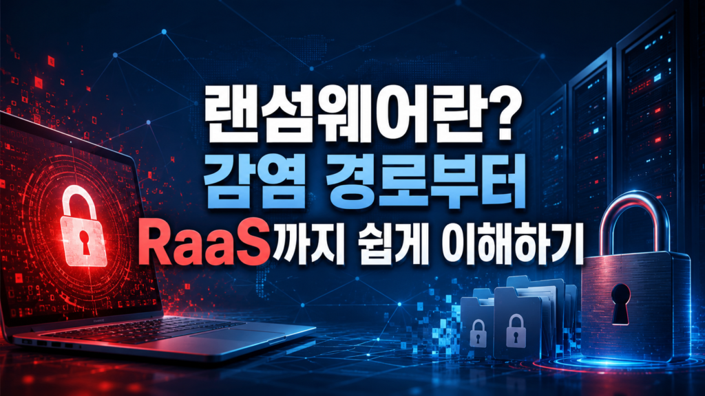 랜섬웨어란 감염 경로부터 RaaS까지 쉽게 이해하기