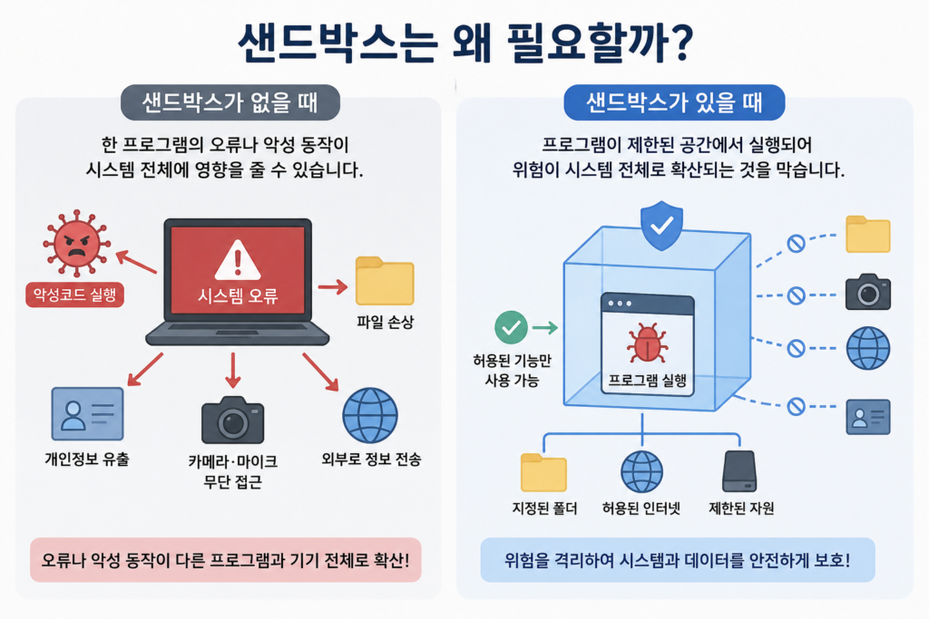 샌드박스는 왜 필요할까?