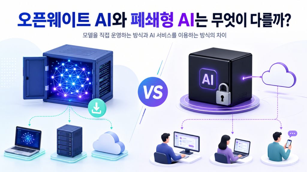 오픈웨이트 AI와 폐쇄형 AI는 무엇이 다를까?