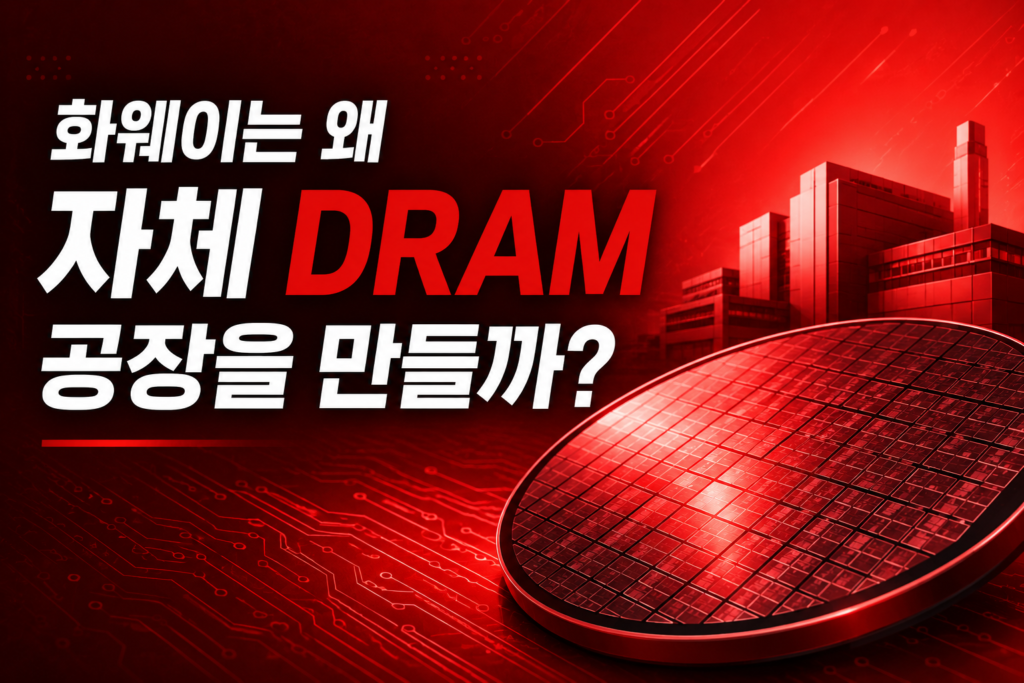 화웨이는 왜 자체 DRAM 공장을 만들까