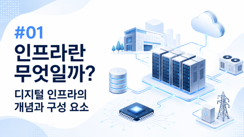01. 인프라란 무엇일까? 디지털 인프라의 개념과 구성 요소
