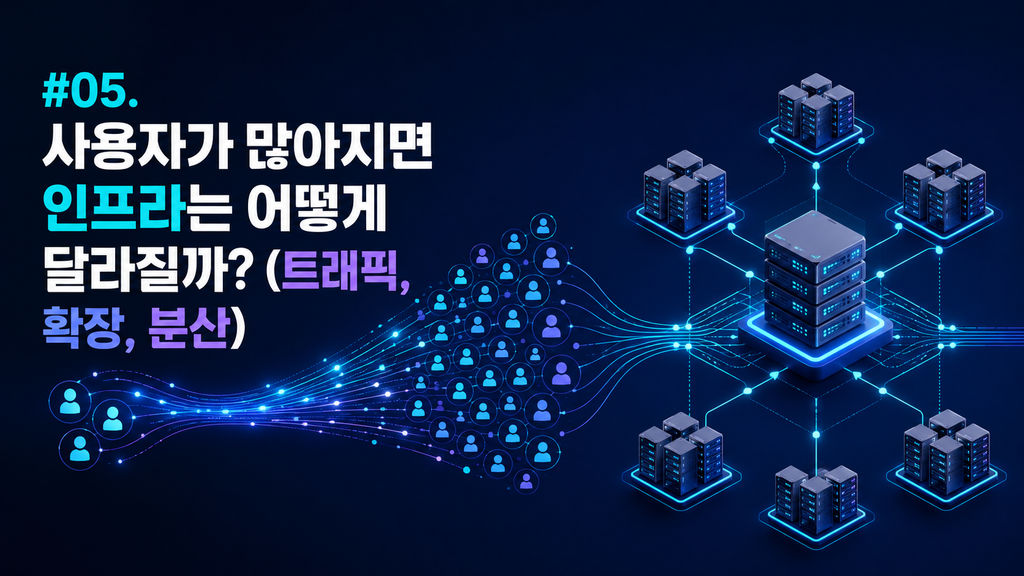 #05. 사용자가 많아지면 인프라는 어떻게 달라질까? (트래픽, 확장, 분산)