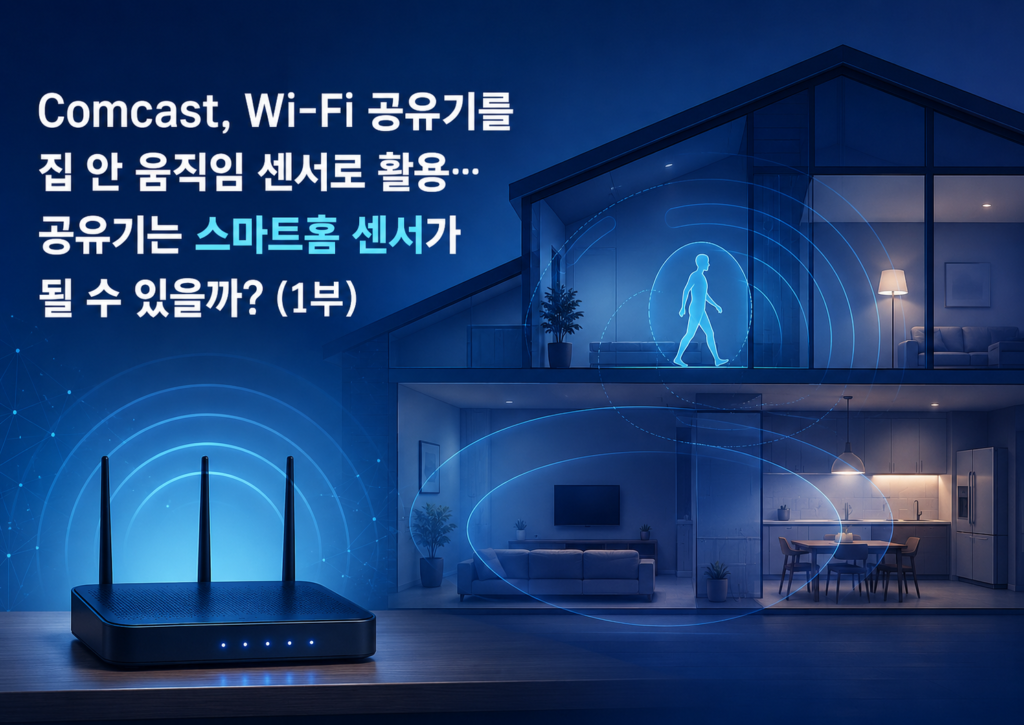 Comcast, Wi-Fi 공유기를 집 안 움직임 센서로 활용…공유기는 스마트홈 센서가 될 수 있을까? (1부)