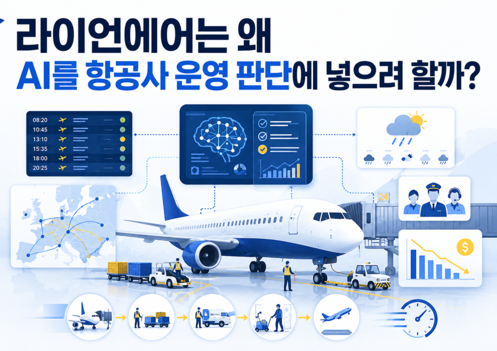 라이언에어는 왜 AI를 항공사 운영 판단에 넣으려 할까?