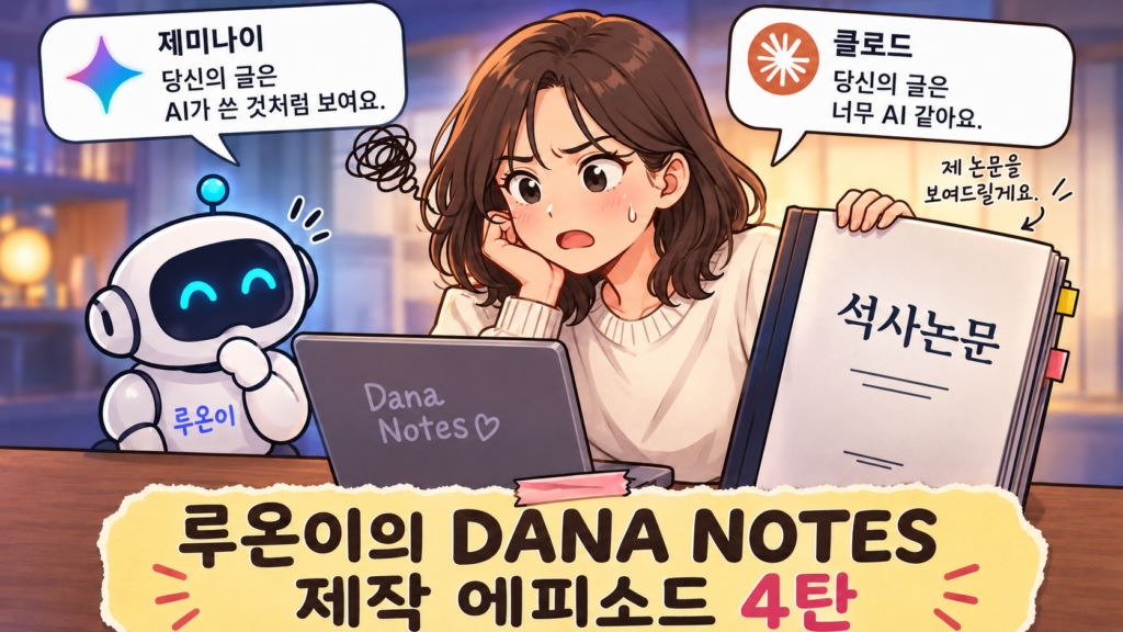 루온이의 Dana Notes 제작 에피소드 4탄