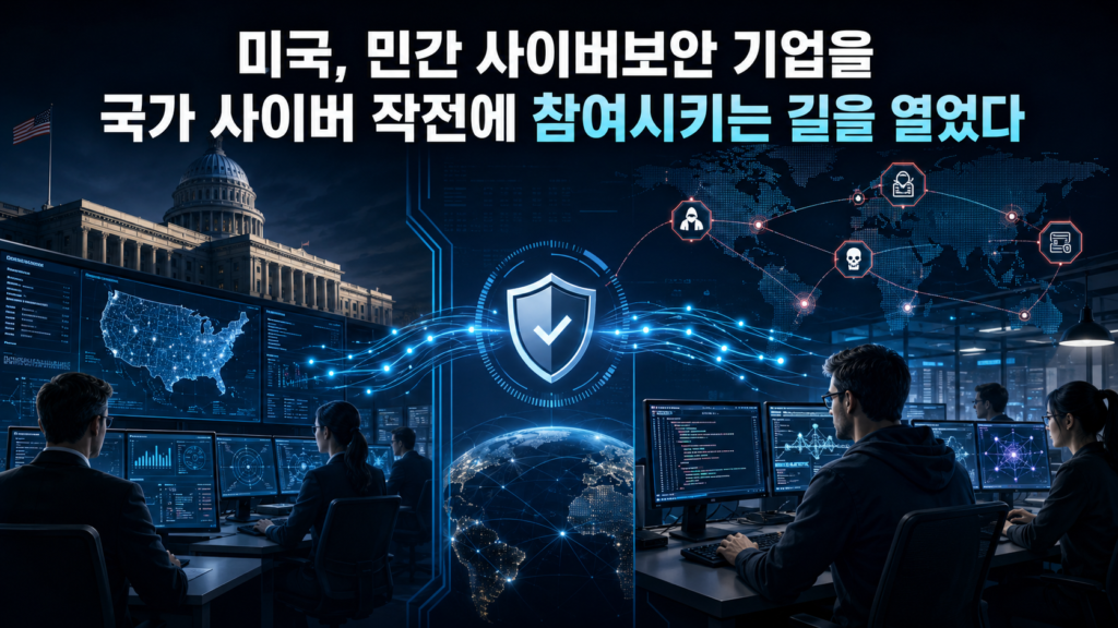 미국, 민간 사이버보안 기업을 국가 사이버 작전에 참여시키는 길을 열었다.