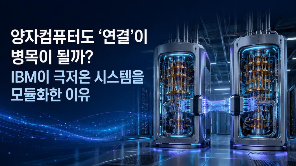 양자컴퓨터도 ‘연결’이 병목이 될까 IBM이 극저온 시스템을 모듈화한 이유